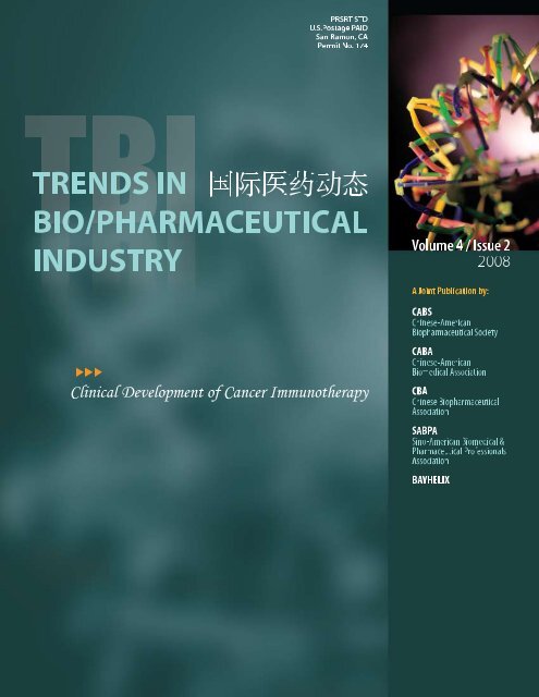 download whole issue - tbi Trends in Bio/Pharmaceutical Industry