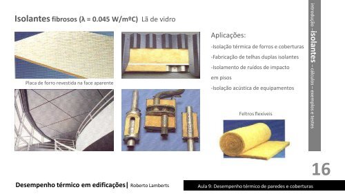 ECV5161 Aula 9 - Desempenho termico paredes e coberturas