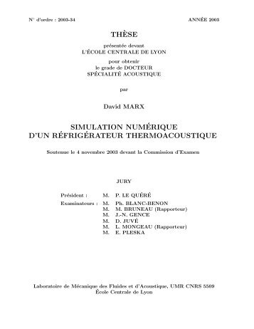 PDF d'une thèse - Centre Acoustique du LMFA - École Centrale de ...