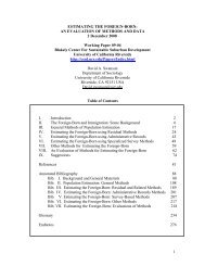 Estimating the Foreign-Born - Center for Sustainable Suburban ...