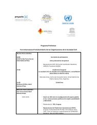 Programa Preliminar Foro Internacional Fortalecimiento de las ...