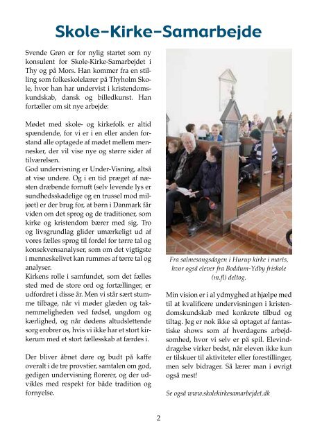 Kirkeblad nr. 3, 2013 - Boddum og Ydby kirker