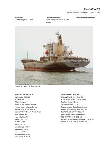 GALLANT WAVE - Cargo Vessels International