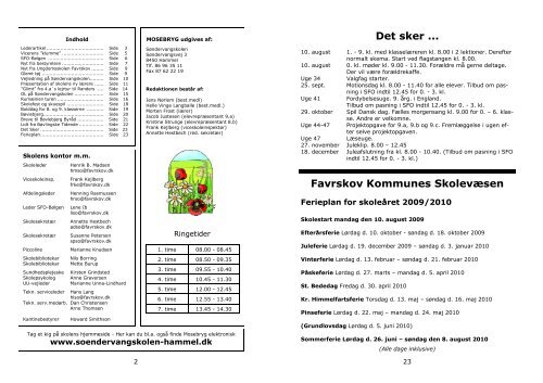 Mosebryg juni nr 64 2009 - Søndervangskolen