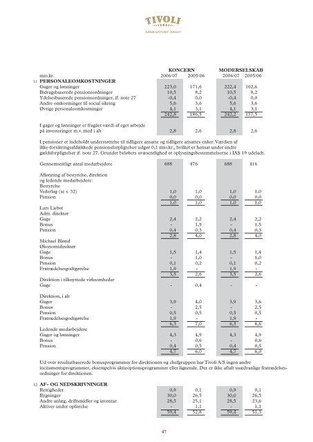 Årsrapport 2006/07 - Tivoli