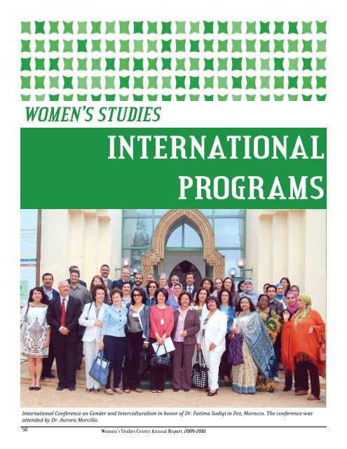 Women's Studies - College of Arts & Sciences - Florida International ...