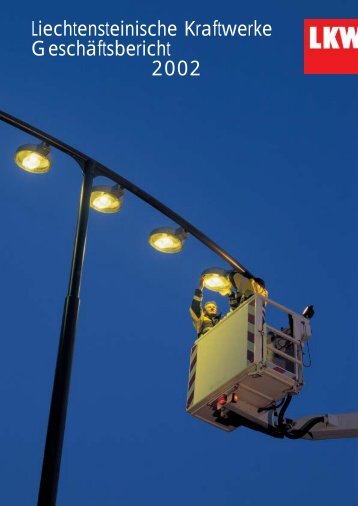 Liechtensteinische Kraftwerke Geschäftsbericht 2002