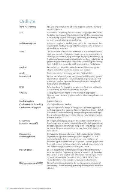 Udredning og behandling af demens - Sundhedsstyrelsen