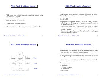 WBS - Work Breakdown Structure WBS - Work Breakdown Structure ...