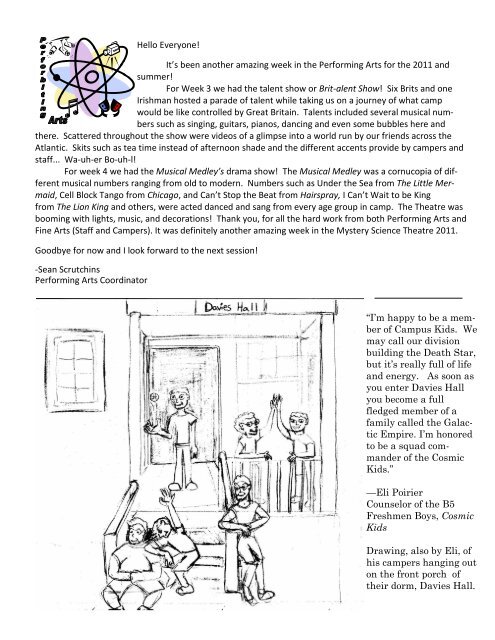 Summer Issue #4 -- July 22, 2011 - Campus Kids