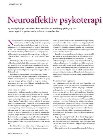 Neuroaffektiv psykoterapi med børn - Elbo