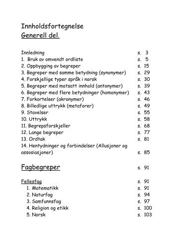 Oppgave 1 - Begrepsportalen.no