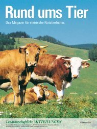 Landwirtschaftliche Mitteilungen