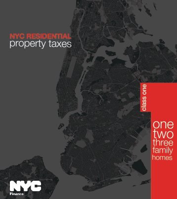 DOF Property Tax Brochure - New York City Council - NYC.gov