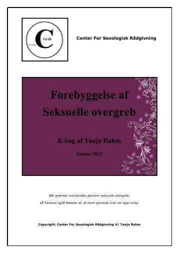 Forebyggelse af Seksuelle overgreb - Center for Sexologisk ...