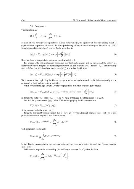 Kicked rotor in Wigner phase space - The University of Texas at Austin