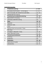 Eksempel på et projektarbejde i 9 klasse