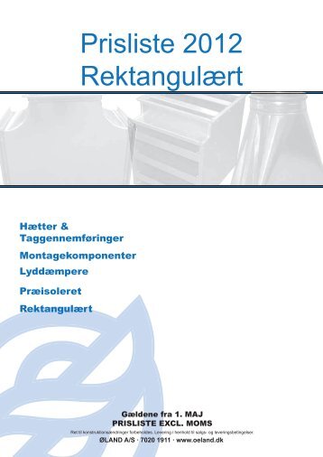 Rektangulært galvaniseret - Øland Online