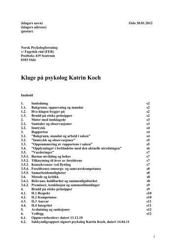 psykolog Katrin Koch - Forum for Menn og Omsorg