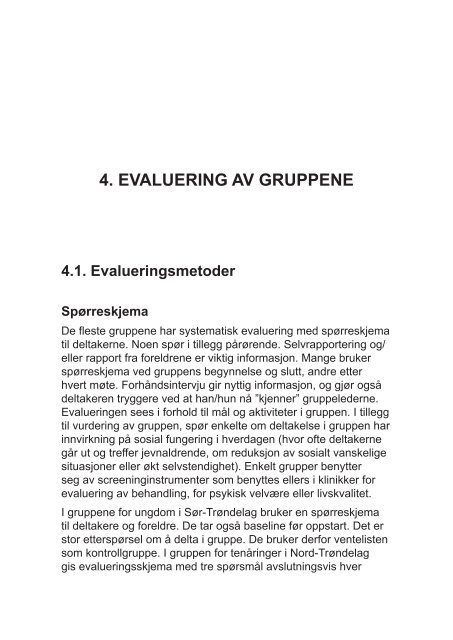 Psykoedukative grupper for personer med ... - Autismeenheten