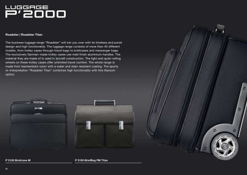 porsche Design Product Overview