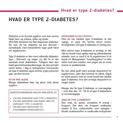 Patientvejledning type 2 diabetes - DSAM