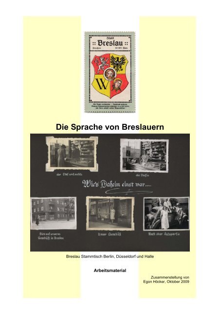 Die Sprache von Breslauern