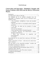 Conservation and Innovation : Helmholtz's Struggle with Energy ...