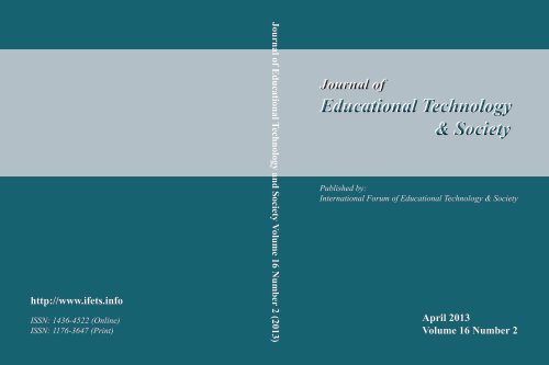 Download Complete Issue in PDF - Educational Technology & Society