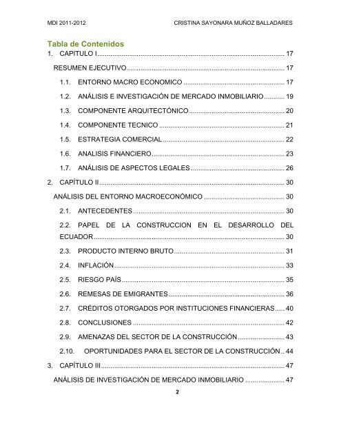 PLAN DE NEGOCIOS - Repositorio Digital USFQ - Universidad San ...