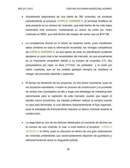 PLAN DE NEGOCIOS - Repositorio Digital USFQ - Universidad San ...