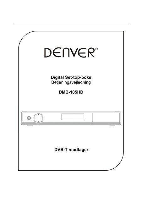 DENVER DMB-105HD Danish user manual - Harald Nyborg
