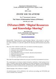 INFuture2009: ?Digital Resources and Knowledge Sharing?