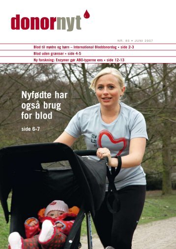 Donor Nyt - Nr. 85 - Bloddonorerne i Danmark