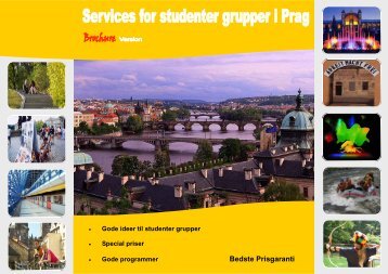 Prague (Brochure Danish) Student Group Service Offer 2011