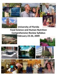 Comprehensive Review Document - Food Science and Human ...