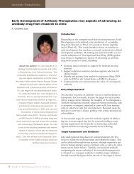 Early Development of Antibody Therapeutics: key ... - Tbiweb.org