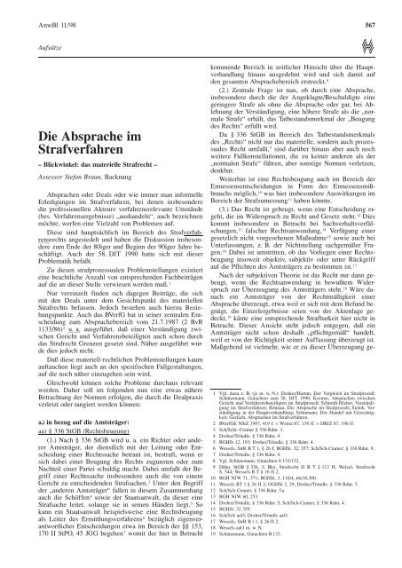 925,3 kB - Anwaltsblatt - Deutscher Anwaltverein