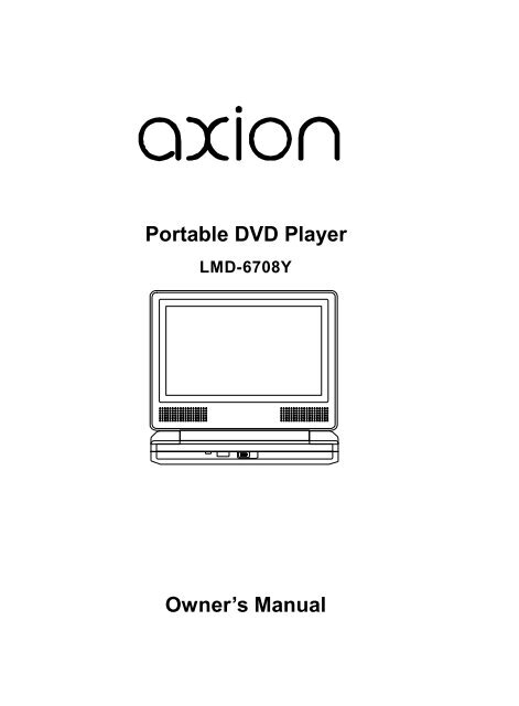 Portable DVD Player Owner's Manual