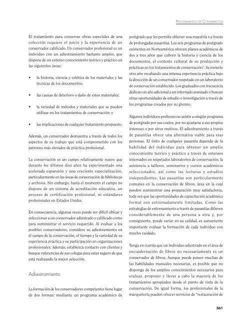 Conservador. (Pdf) - Tecnicas Graficas, introduccion al grabado.