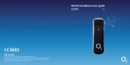o2.co.uk Mobile broadband user guide X230D