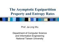 The Asymptotic Equipartition Property