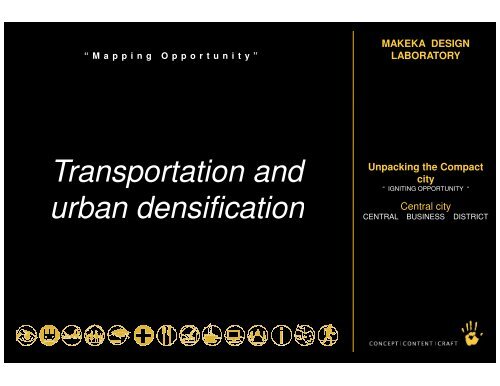 Transportation and urban densification urban ... - Alive2green