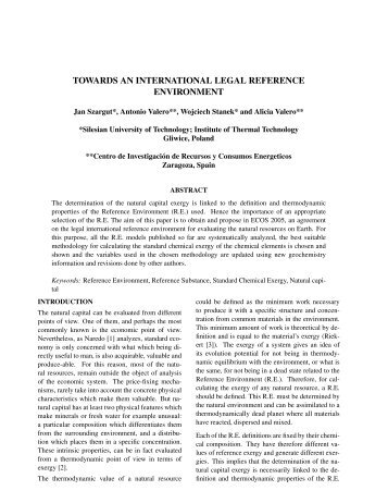 towards an international legal reference environment