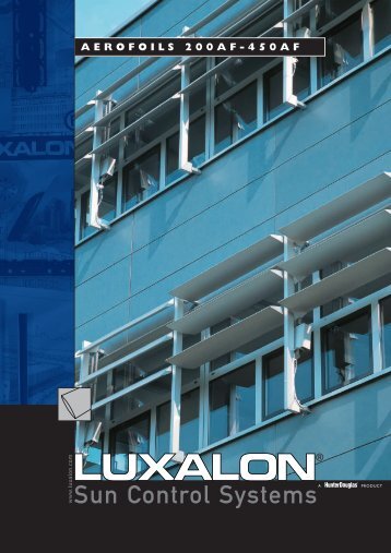 Luxalon® Aerofoils 200AF – 450AF solar contol panels - CMS