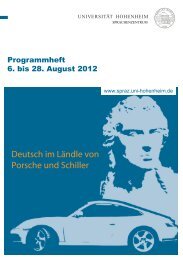 Beispiel-Programmheft (Augustkurs 2012) - Sprachenzentrum ...