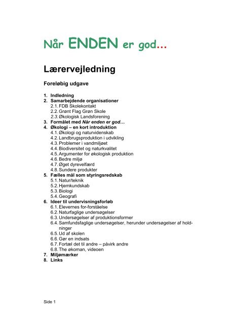 9. klasse. 4 undervisnings-forløb til biologi, fysik/kemi og geograf