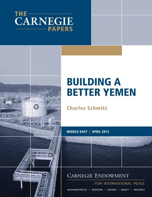 building a better yemen - Carnegie Endowment for International Peace