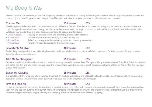 spa brochure - Mercure