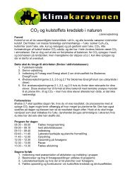 CO2 og kulstoffets kredsløb i naturen - Klimakaravanen